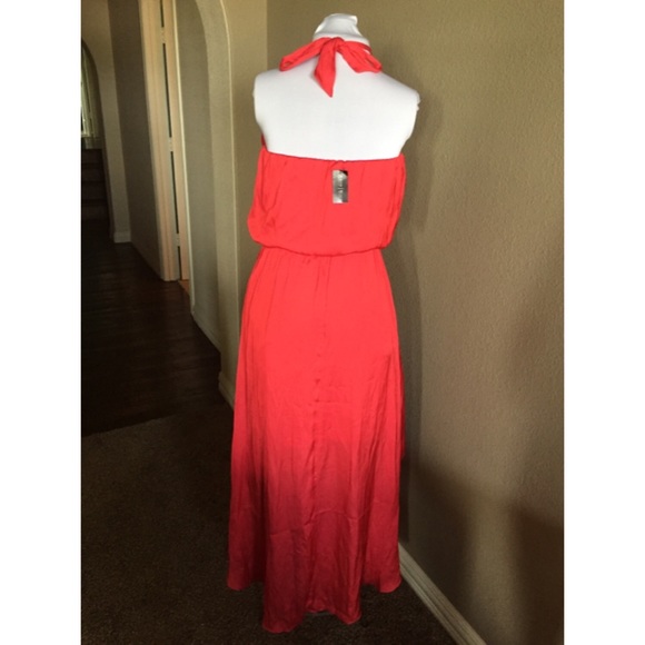 White House Black Market Halter High-Low Dress Size 10 - Picture 3 of 4